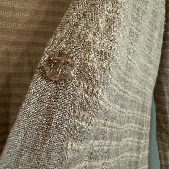 J.crew Cardigan Wool Blend Camel Hair Sweater Cardigan - Picture 9 of 12